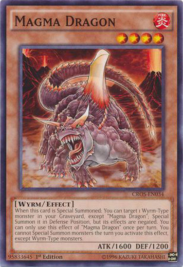 Magma Dragon - CROS-EN034 - Common 1st Edition