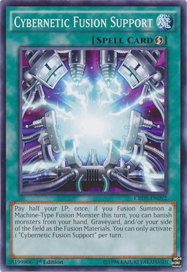 Cybernetic Fusion Support - CROS-EN092 - Common 1st Edition