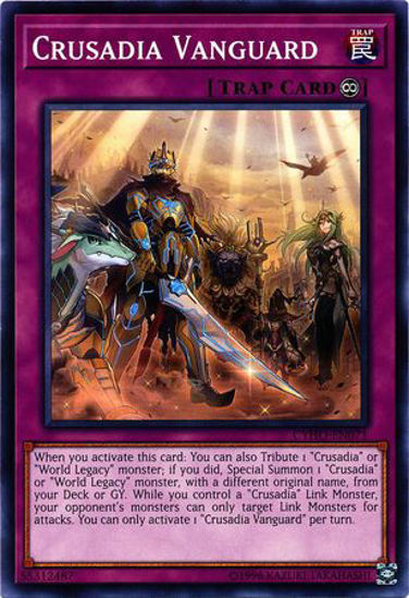 Crusadia Vanguard - CYHO-EN071 - Common 1st Edition