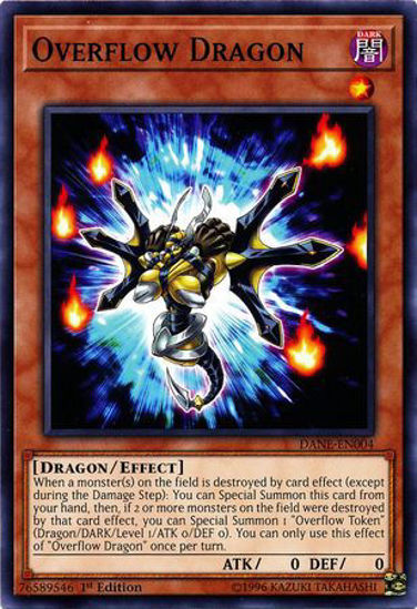 Overflow Dragon - DANE-EN004 - Common 1st Edition