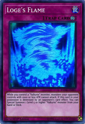 Loge's Flame - DANE-EN091 - Super Rare 1st Edition