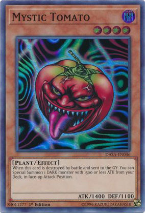 Mystic Tomato - DASA-EN046 - Super Rare 1st Edition