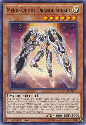 Mekk-Knight Orange Sunset - EXFO-EN016 - Common Unlimited