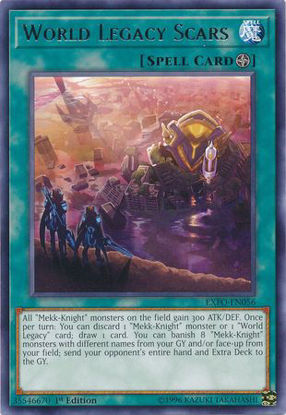 World Legacy Scars - EXFO-EN056 - Rare 1st Edition