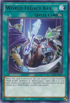 World Legacy Key - EXFO-EN057 - Rare 1st Edition