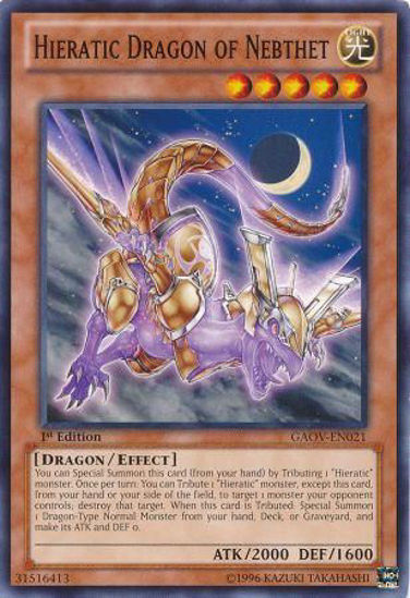 Hieratic Dragon of Nebthet - GAOV-EN021 - Common Unlimited