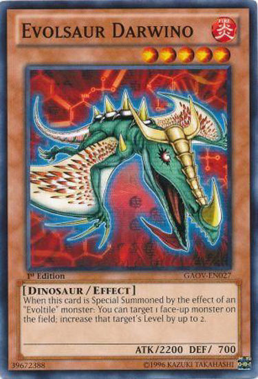 Evolsaur Darwino - GAOV-EN027 - Common 1st Edition