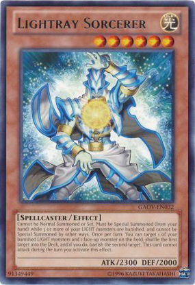 Lightray Sorcerer - GAOV-EN032 - Rare 1st Edition