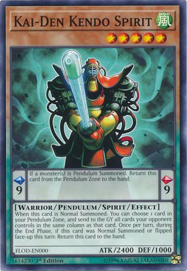 Kai-Den Kendo Spirit - FLOD-EN000 - Common 1st Edition