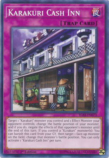 Karakuri Cash Inn - IGAS-EN073 - Common 1st Edition