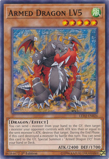 Armed Dragon LV5 - LED2-EN026 - Common 1st Edition