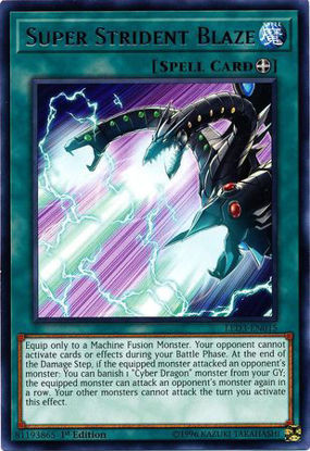 Super Strident Blaze - LED3-EN015 - Rare 1st Edition