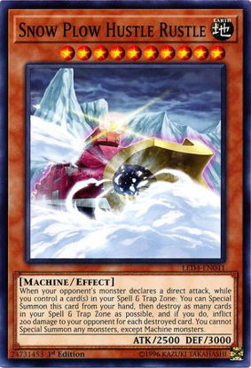 Snow Plow Hustle Rustle - LED4-EN041 - Common 1st Edition