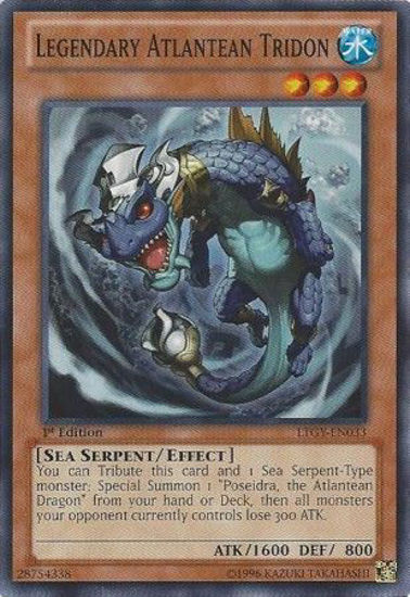 Legendary Atlantean Tridon - LTGY-EN033 - Common Unlimited