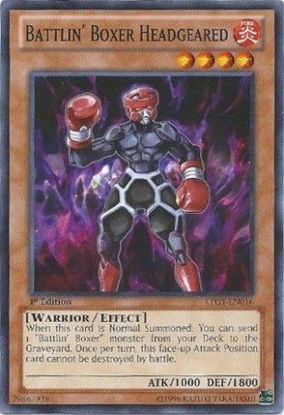 Battlin' Boxer Headgeared - LTGY-EN016 - Common 1st Edition