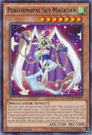 Performapal Sky Magician - MACR-EN001 - Rare 1st Edition