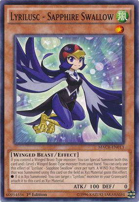 Lyrilusc - Sapphire Swallow - MACR-EN013 - Common 1st Edition