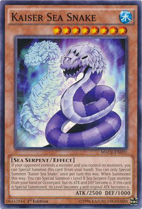 Kaiser Sea Snake - MACR-EN091 - Common 1st Edition