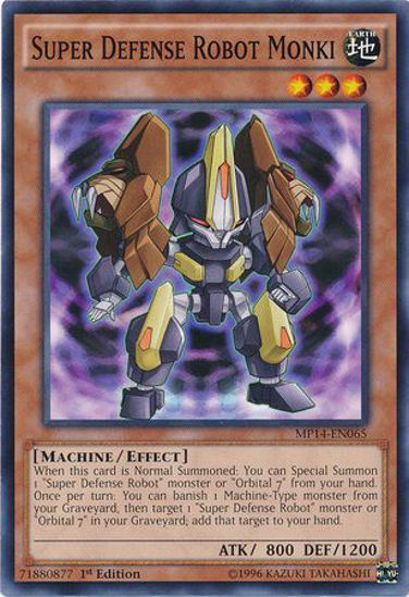 Super Defense Robot Monki - MP14-EN065 - Common 1st Edition