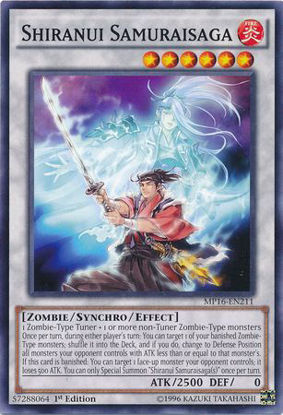 Shiranui Samuraisaga - MP16-EN211 - Common 1st Edition