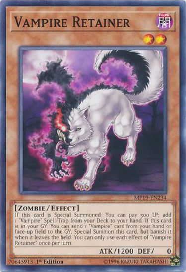 Vampire Retainer - MP19-EN234 - Common 1st Edition