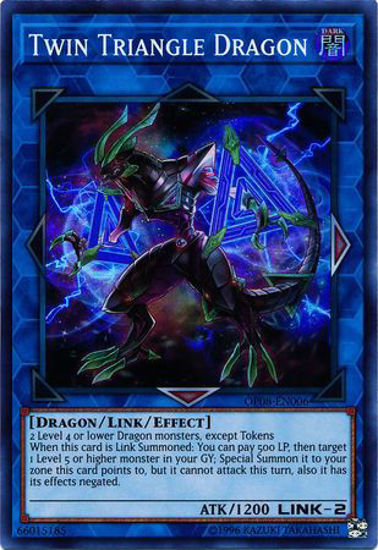 Twin Triangle Dragon - OP08-EN006 - Super Rare Unlimited