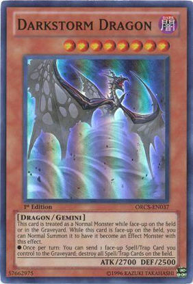 Darkstorm Dragon - ORCS-EN037 - Super Rare Unlimited