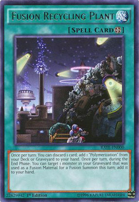 Fusion Recycling Plant - RATE-EN000 - Rare 1st Edition