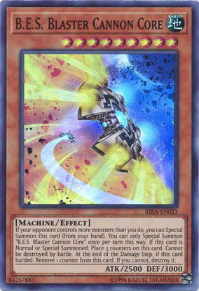 B.E.S. Blaster Cannon Core - RIRA-EN023 - Super Rare Unlimited