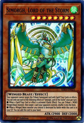 Simorgh, Lord of the Storm - RIRA-EN021 - Super Rare 1st Edition