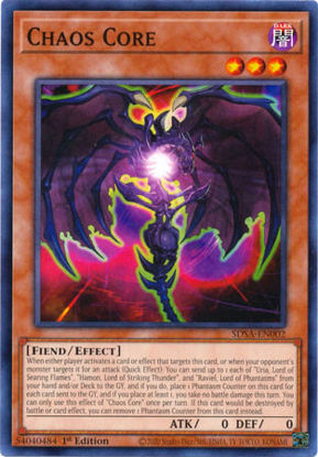 Chaos Core - SDSA-EN002 - Common 1st Edition