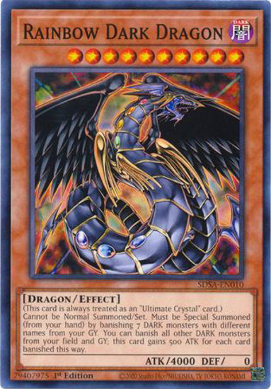 Rainbow Dark Dragon - SDSA-EN010 - Common 1st Edition