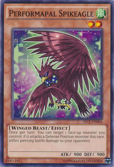 Performapal Spikeagle - SECE-EN004 - Common 1st Edition