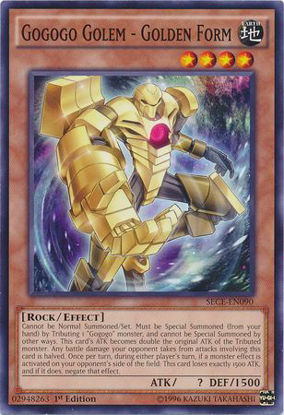 Gogogo Golem - Golden Form - SECE-EN090 - Common 1st Edition