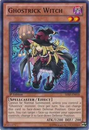 Ghostrick Witch - SHSP-EN018 - Common 1st Edition