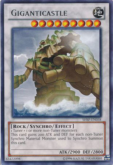 Giganticastle - SHSP-EN058 - Rare 1st Edition