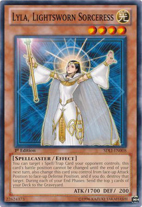 Lyla, Lightsworn Sorceress - SDLI-EN008 - Common 1st Edition