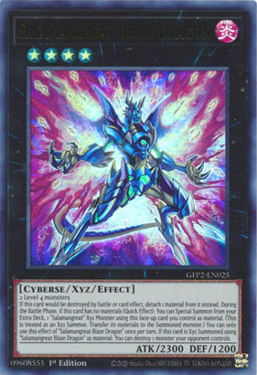 Salamangreat Blaze Dragon - GFP2-EN025 - Ultra Rare 1st Edition