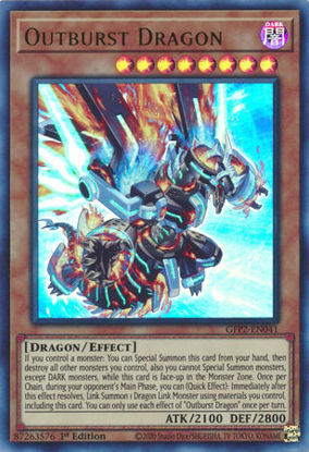 Outburst Dragon - GFP2-EN041 - Ultra Rare 1st Edition