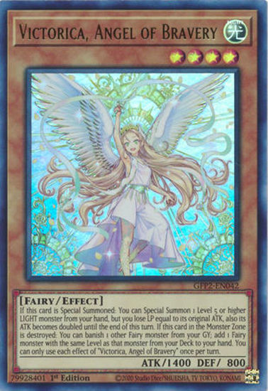 Victorica, Angel of Bravery - GFP2-EN042 - Ultra Rare 1st Edition