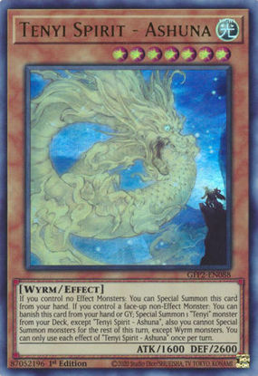 Tenyi Spirit - Ashuna - GFP2-EN088 - Ultra Rare 1st Edition