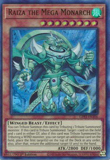 Raiza the Mega Monarch - GFP2-EN106 - Ultra Rare 1st Edition