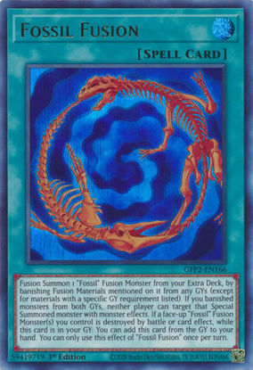 Fossil Fusion - GFP2-EN166 - Ultra Rare 1st Edition