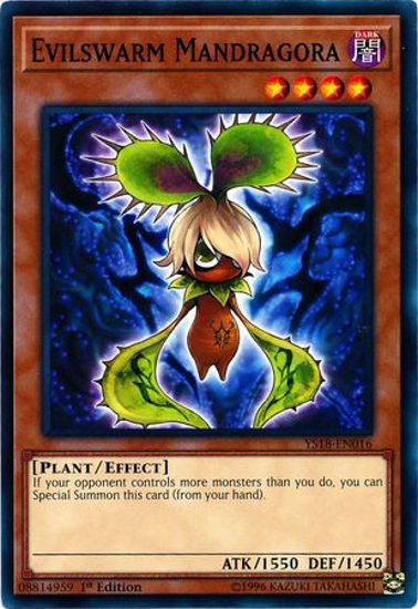 Evilswarm Mandragora - YS18-EN016 - Common 1st Edition