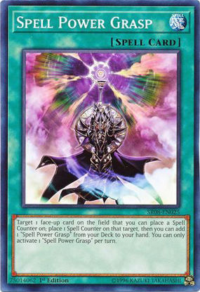 Spell Power Grasp - SR08-EN025 - Common 1st Edition