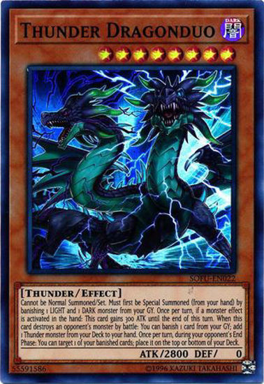 Thunder Dragonduo - SOFU-EN022 - Super Rare 1st Edition