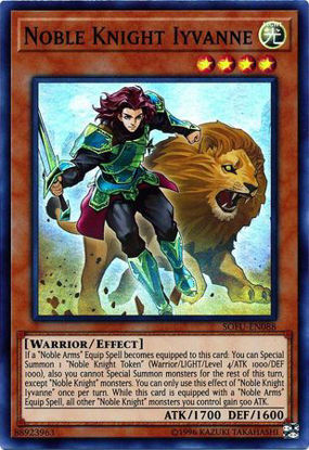 Noble Knight Iyvanne - SOFU-EN088 - Super Rare 1st Edition