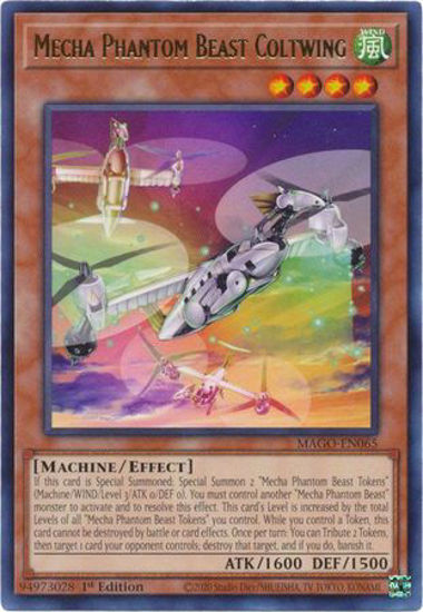 Mecha Phantom Beast Coltwing - MAGO-EN065 - Rare 1st Edition