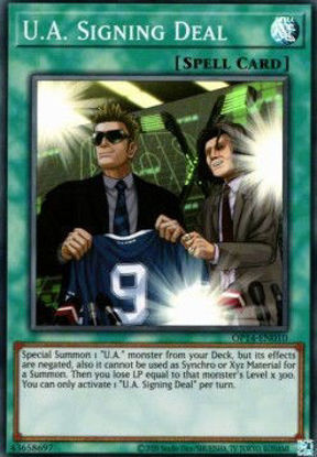 U.A. Signing Deal - OP14-EN010 - Super Rare Unlimited