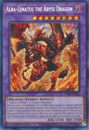 Alba-Lenatus the Abyss Dragon - DIFO-EN035 - Starlight Rare 1st Edition